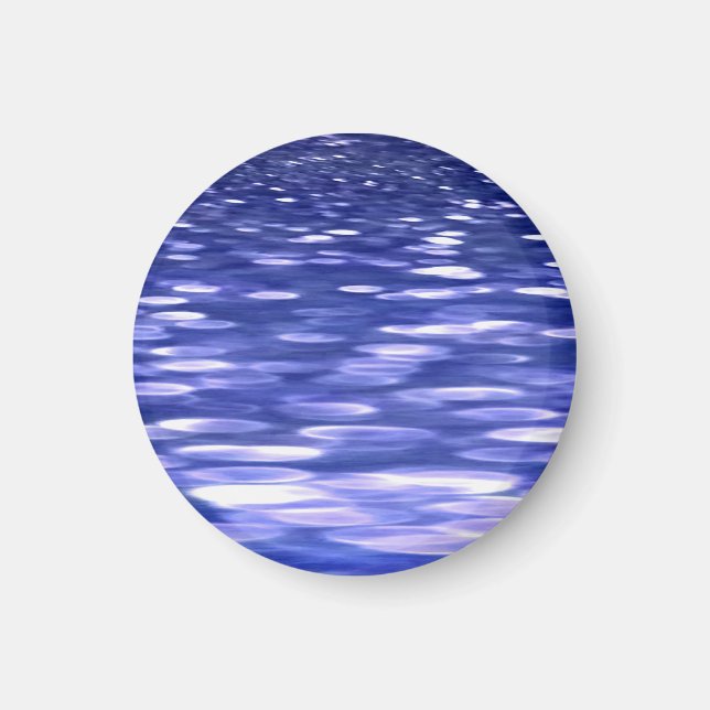 Imã Abstrato nº 3: Shimmer azul (Frente)