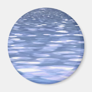 Imã Abstrato nº 3: Shimmer azul em pó