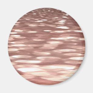 Imã Abstrato nº 3: Shimmer Dourado Rosa de cobre