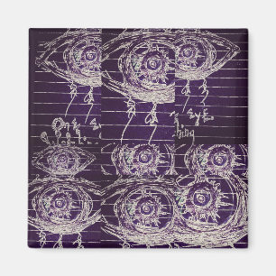 Imã Abstrato olhos muitos olhos