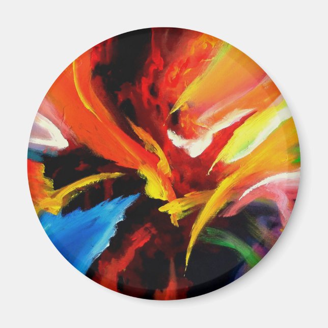 Imã Abstrato: Pintura de Serdar Hizli (Frente)