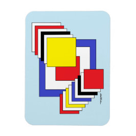 Ímã Abstrato quadrados