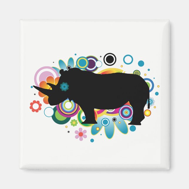Imã Abstrato Rhino Magnet (Frente)