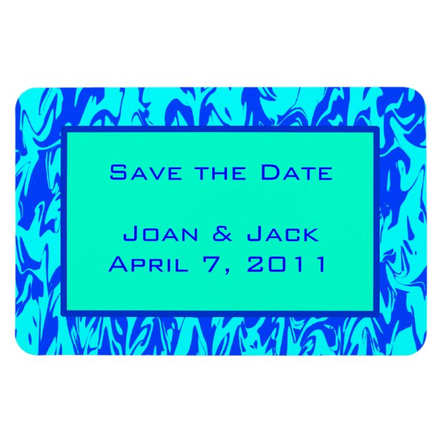 Ímã Abstrato Swirl (Horizontal)