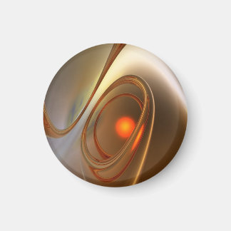 Imã Abstrato trendy e elegante Design 3d
