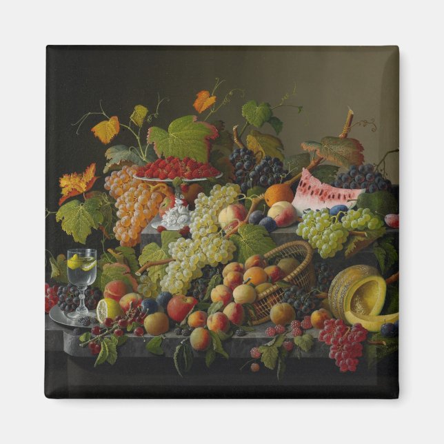 Imã Abundant Fruta, 1858 (óleo na canvas) (Frente)