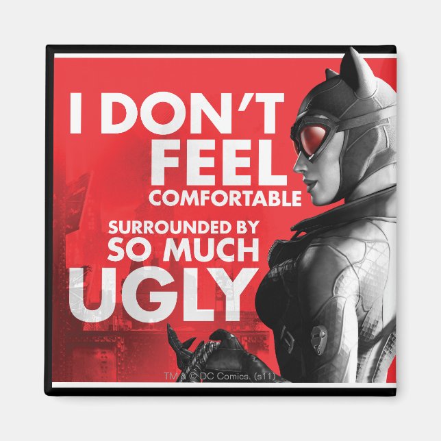 Imã AC Propaganda - Catwoman Uncomfortable (Frente)
