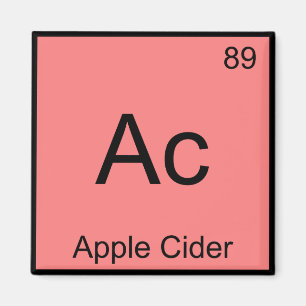 Imã Ac - Símbolo de Elemento de Química de Sidra da 