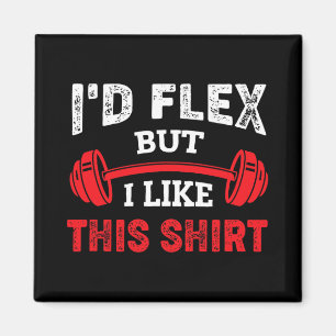Imã Academia de musculação Eu iria flexionar mas eu go