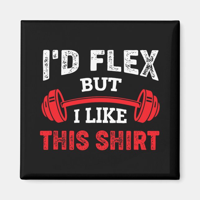 Imã Academia de musculação Eu iria flexionar mas eu go (Frente)