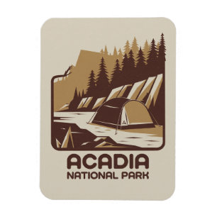 Ímã Acadia National Park Camping Adventure