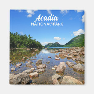 Imã Acadia National Park Maine Jordan Pond Viagem