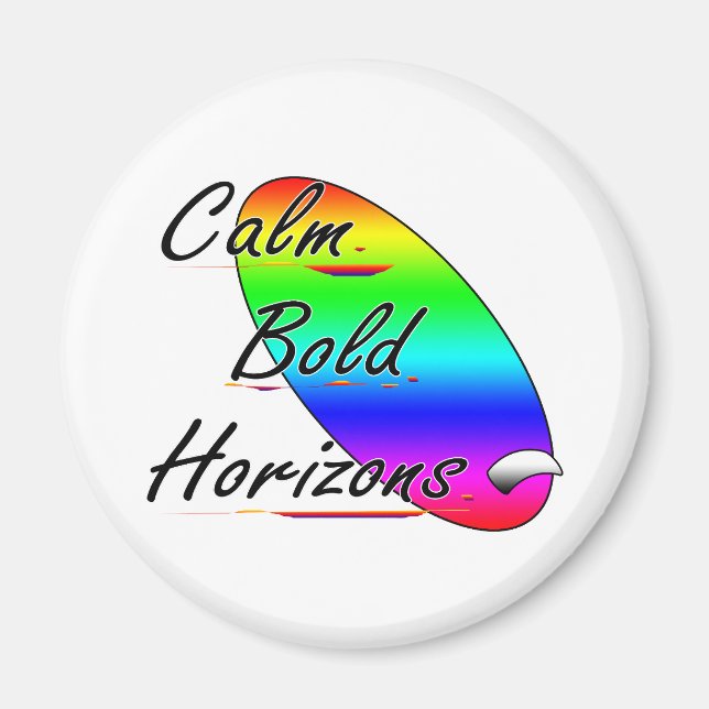 Imã Acalme horizontes ousados surfando (Frente)