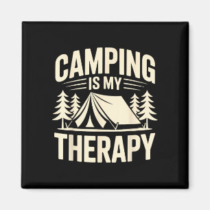 Imã Acampador engraçado o acampamento é minha terapia 