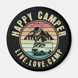Imã Acampamento. Amor. Campo ao ar livre