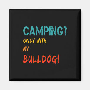 Imã Acampamento Com Cachorro Tent Motorhome Apenas Com