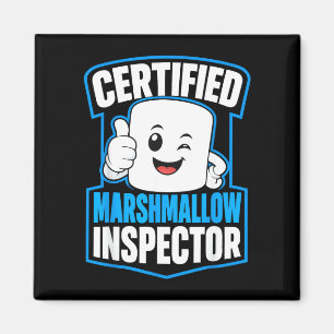 Imã acampamento de amantes de marshmallow s'mores