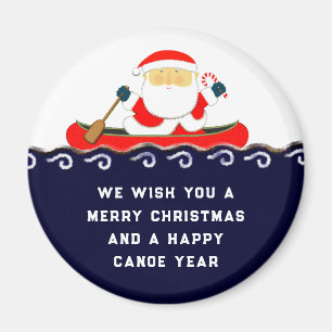 Imã Acampamento de Canoa Colecionável de Natal