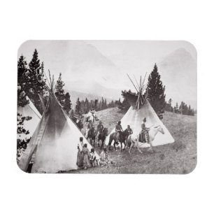 Ímã Acampamento do Teepee do nativo americano,