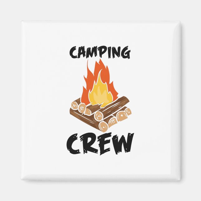 Imã Acampamento Familiar - Tripulação de Acampamento (Frente)