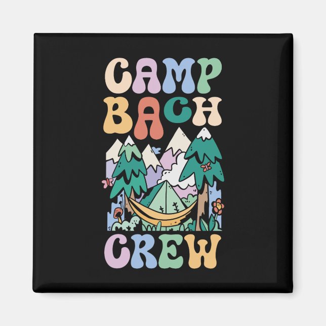 Imã Acampamento Festa de Despedida de Solteira Bach C (Frente)