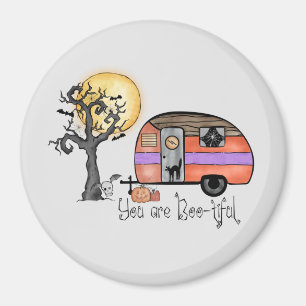 Imã Acampamento Halloween Você É Bonita