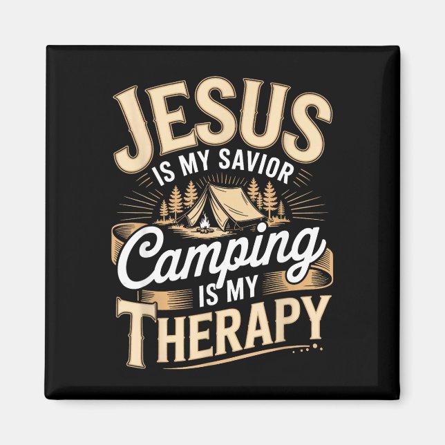 Imã Acampamento Jesus fé cristã religiosa  (Frente)
