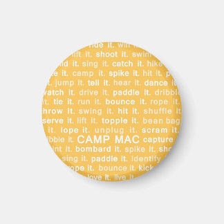 Imã Acampamento Mac Magnet (Amarelo Do It)