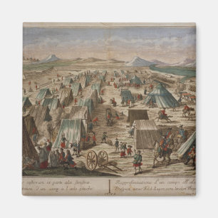 Imã Acampamento militar, c.1780