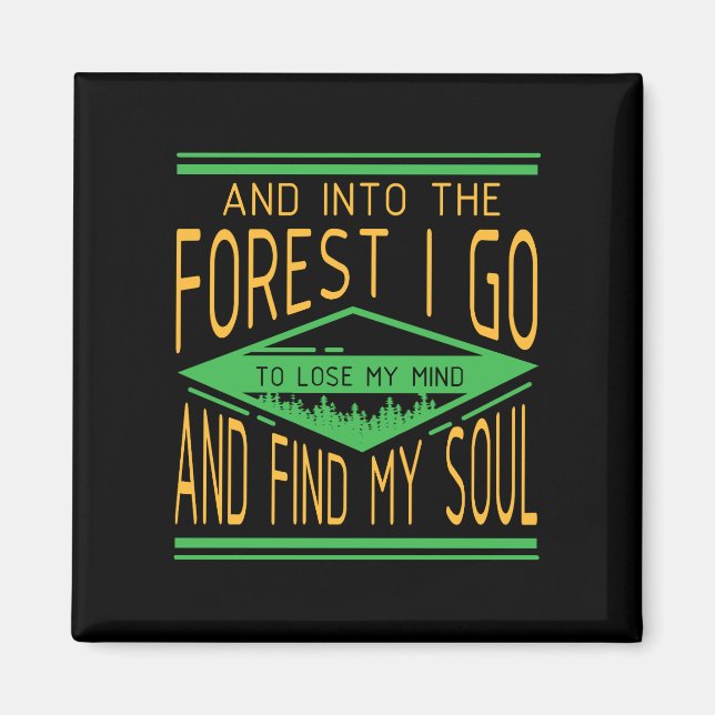 Imã Acampamento - Na Floresta Eu Vou Engraçado Acampam (Frente)