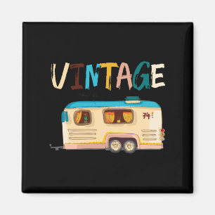 Imã Acampamento RV Viagem do Reboque de Vintage Camper