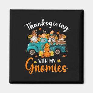 Imã Ação de Graças Com Os Meus Gnomos Gnomos Amigos Fe