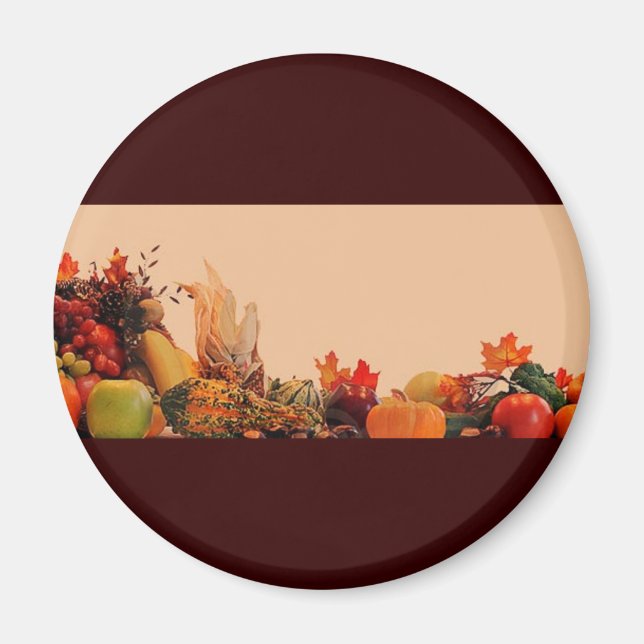 Imã Ação de Graças/Cornucopia (Frente)
