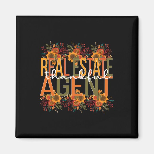 Imã Ação de Graças do Agente Imobiliário (Frente)