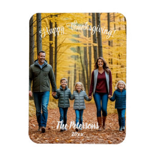Ímã Ação de Graças Especial 1 Família Feliz