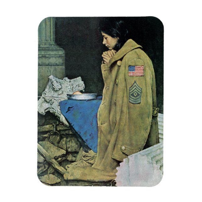 Ímã Ação de Graças para Refugiados (Vertical)