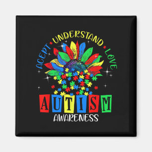 Imã Aceitar Amor Compreender Autismo Sensibilização Pa