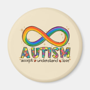 Imã Aceitar o Amor Compreender - Consciência do Autism