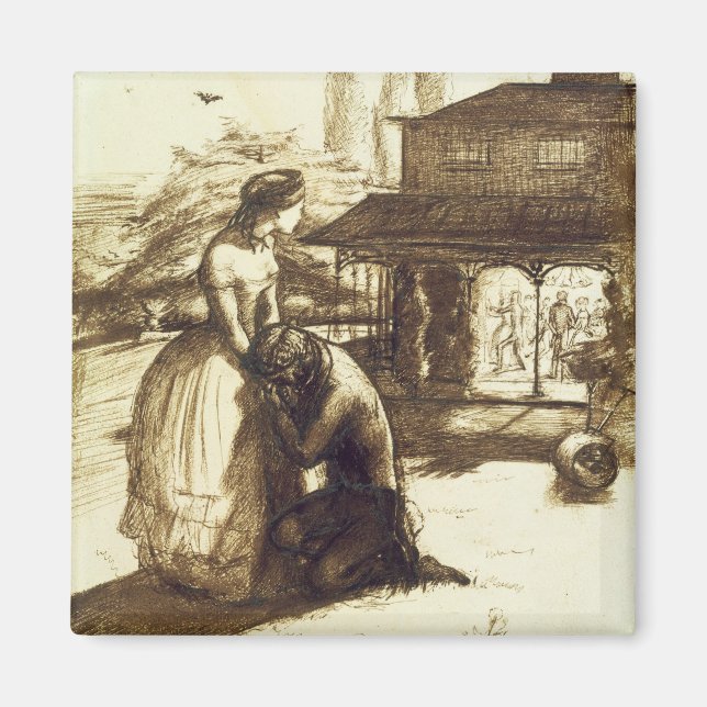 Imã Aceite, 1853 (tinta caneta e castanha no papel) (Frente)