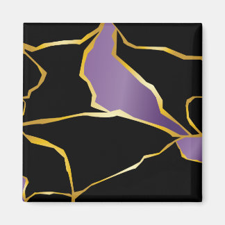 Imã Acentos de Ametist Kintsugi