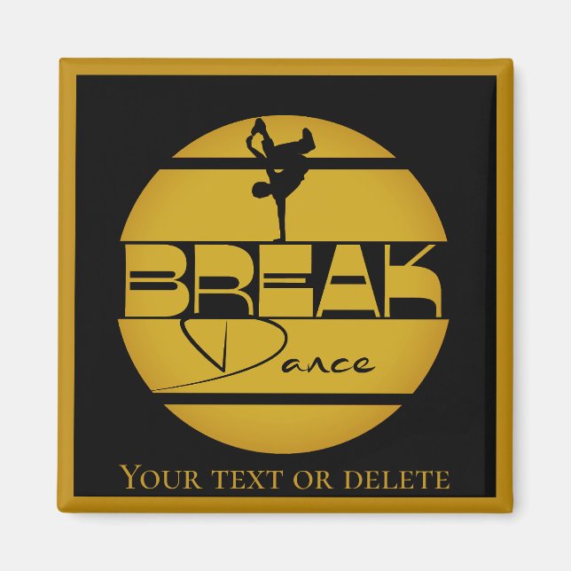 Imã Acessório de decor de dança Break Break (Frente)