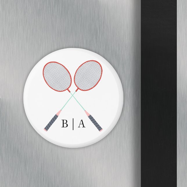 Imã Acessórios da cozinha de Badminton Personalizados  (Badminton Kitchen Accessories Racket Custom Magnet
)