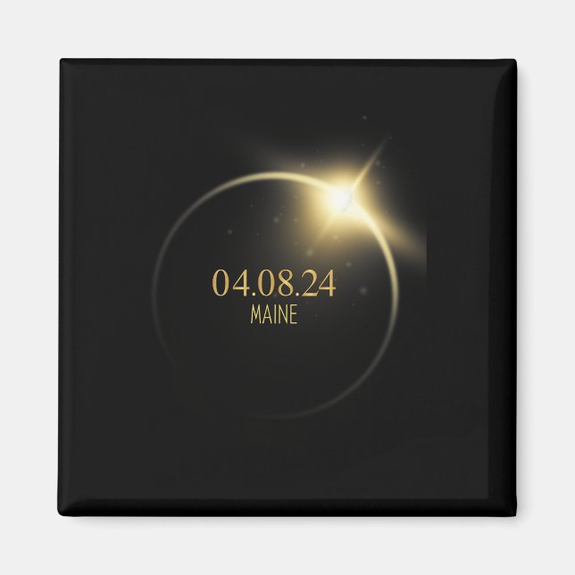Imã Acessórios Totality Solar Eclipse 2024 4.08.24 (Frente)