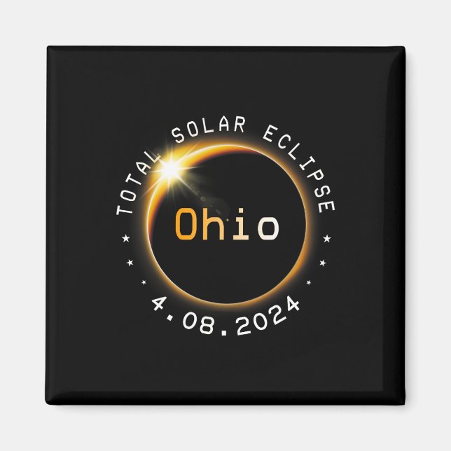 Imã Acessórios Totality Solar Eclipse 2024 4.08.24 (Frente)