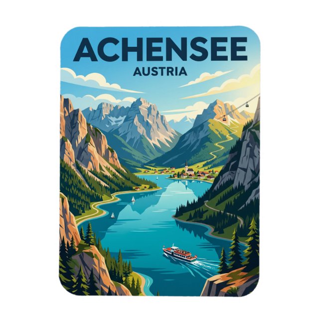 Ímã Achensee Áustria (Vertical)