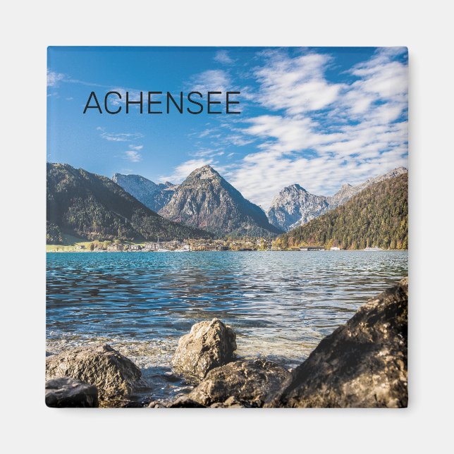 Imã Achensee Tirol Retro Áustria Feriado Souvenir (Frente)