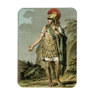 Ímã Achilles na armadura, traje para 'Iphigenia em