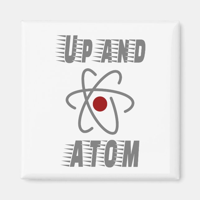 Imã Acima e ATOM, Ciência Humor Engraçado (Frente)