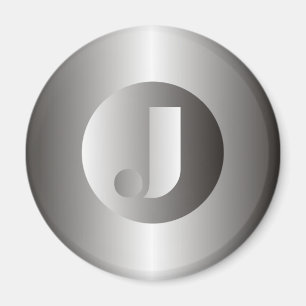 Imã Aço lustrado "J "