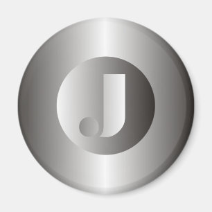 Imã Aço polido "J"